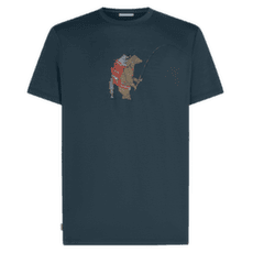 Tricou cu mânecă scurtă Icebreaker Merino 150 Tech Lite SS Tee Bear Catch Men Abyss