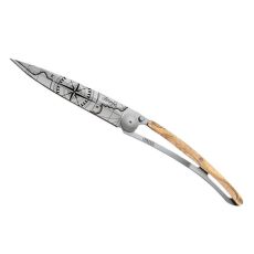 Cuțit Deejo Tattoo Olive Wood