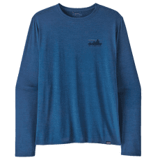 Tricou cu mânecă lungă Patagonia L/S Cap Cool Daily Graphic Shirt Men 73 Skyline: Clement Blue X-Dye