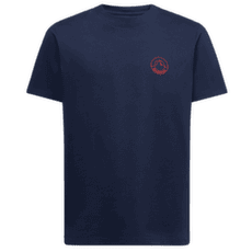 Tricou cu mânecă scurtă La Sportiva CIRCLE LOGO T-SHIRT Men Night Sky/Mountain Red