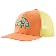 Capac Patagonia Trucker Hat Kid Kids Planet: Peach Sherbet