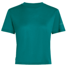 Tricou cu mânecă scurtă Icebreaker Merino 150 Tech Lite SS Crop Tee Women TIDAL TEAL