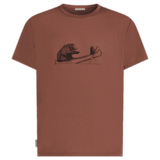 Tricou cu mânecă scurtă Icebreaker Merino Blend Core SS Tee Canoe Companions Men CAROB
