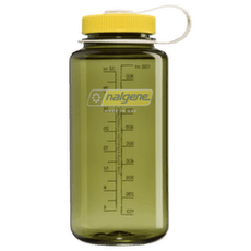 Sticlă Nalgene Wide Mouth Sustain 1000 ml Oil Green w/Freesia
