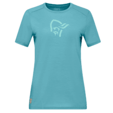 Tricou cu mânecă scurtă Norrona femund equaliser merino T-Shirt Women Brittany Blue