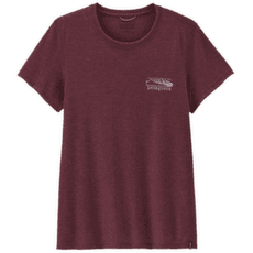 Tricou cu mânecă scurtă Patagonia Cap Cool Trail Shirt - Stratapeaks Women Berry Fig