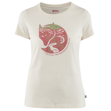 Tricou cu mânecă scurtă Fjällräven Arctic Fox Print T-Shirt Women Chalk White