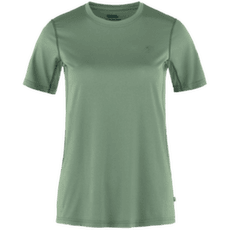 Tricou cu mânecă scurtă Fjällräven Abisko Day Hike SS Women Patina Green
