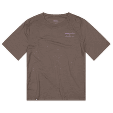 Tricou cu mânecă scurtă Mons Royale Icon Merino T-Shirt Women Walnut