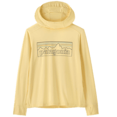Hanorac Patagonia Cap Silkweight Hoody Kids P-6 Outline: Buttercup Yellow