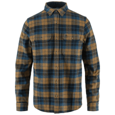 Cămașă cu mânecă lungă Fjällräven Singi Heavy Flannel Shirt Men Dark Navy-Buckwheat Brown