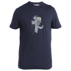 Tricou cu mânecă scurtă Icebreaker Merino 150 Tech Lite III SS Tee Tech Head Men Midnight Navy