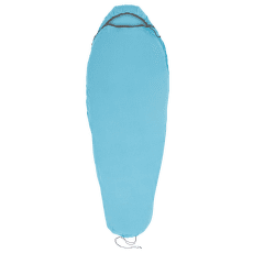 Inserție pentru sac de dormit Sea to Summit Breeze Sleeping Bag Liner - Mummy w/ Drawcord - standard Blue Atoll