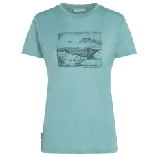 Tricou cu mânecă scurtă Icebreaker Merino 150 Tech Lite SS Tee Sunrise Summit Women HYDRO