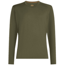 Tricou cu mânecă lungă Icebreaker Oasis LS Crewe Men (104365) DK LODEN