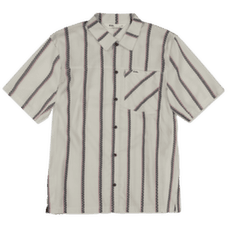 Cămașă cu mânecă scurtă Mons Royale AT Merino Short Sleeve Shirt Men Bone Stripe