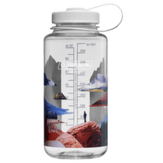 Sticlă Nalgene Wide Mouth Sustain 1000 ml Mixed Landscapes