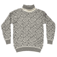Pulover Devold Svalbard Sweater High Neck Men 020A OFFWHITE/ANTH.