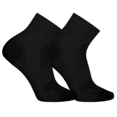 Șosete Mammut Multisport Quarter Socks 2-Pack black-black 0052