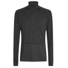 Tricou cu mânecă lungă Icebreaker Merino 260 ZoneKnit™ LS Half Zip Men JET HTHR-011