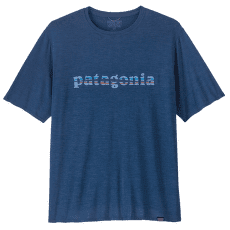 Tricou cu mânecă scurtă Patagonia Cap Cool Daily Graphic Shirt Men 73 Text Logo: Clement Blue X-Dye