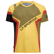 Tricou cu mânecă scurtă La Sportiva FLOW T-SHIRT Men Black/Yellow