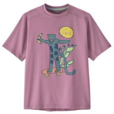 Tricou cu mânecă scurtă Patagonia Capilene® Silkweight T-Shirt Kid Jaguar Boogie: Light Violet