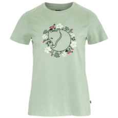 Tricou cu mânecă scurtă Fjällräven FJÄLLBLOMSTER FOX T-SHIRT WOMEN Soft Jade