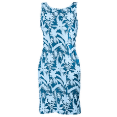 Rochie Columbia Chill River Printed Dress Everblue, Botaniflage Tonal 430