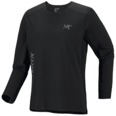 Tricou cu mânecă lungă Arcteryx Norvan Downword Logo LS Men Black