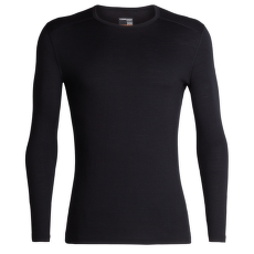 Tricou cu mânecă lungă Icebreaker Oasis LS Crewe Men (104365) Black001