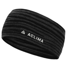 Bandă pentru cap Aclima WarmWool Headband Black Motion