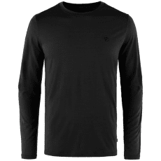 Tricou cu mânecă lungă Fjällräven Abisko Wool LS Men Black