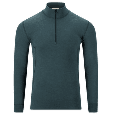 Tricou cu mânecă lungă Aclima WarmWool Mock Neck Shirt Men Green Gables