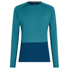 Tricou cu mânecă lungă Icebreaker Merino 200 ZoneKnit™ LS Crewe Men ATLANTIS/TOPAZ/CB