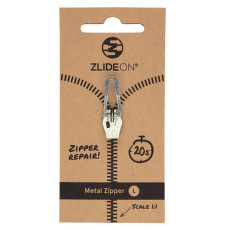 Fermoar ZlideON Repair slider for metal zipper Silver