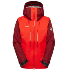 Jachetă Mammut Taiss HS Hooded Jacket Women 3825 mammut red-dark mammut red