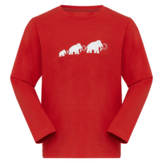 Tricou cu mânecă lungă Mammut MAMMUT CORE LONGSLEEVE KIDS LOGO 3778 mammut red