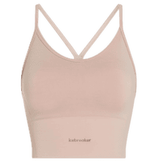Sutien Icebreaker Merino Blend 260 Seamless Rib Strappy Tank Women PINK QUARTZ