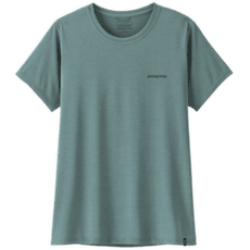 Tricou cu mânecă scurtă Patagonia Cap Cool Daily Shirt - Boardshort Logo Women Blue Sage - Light Blue Sage X-Dye