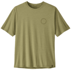 Tricou cu mânecă scurtă Patagonia Cap Cool Daily Shirt - Spoke Stencil Men Gumtree Green - Light Gumtree Green X-Dye