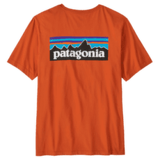 Tricou cu mânecă scurtă Patagonia P-6 Logo T-Shirt Men Coal Orange