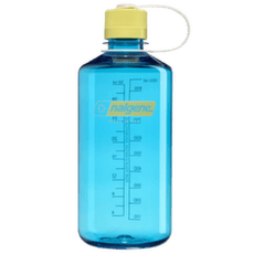 Sticlă Nalgene Narrow-Mouth 1000 mL Sustain Blue Atoll w/Endive