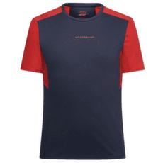 Tricou cu mânecă scurtă La Sportiva RIDGE T-SHIRT Men Night Sky/Mountain Red