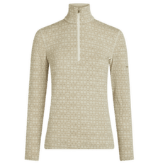Tricou cu mânecă lungă Icebreaker Merino 260 Oasis Vertex LS Half Zip Alpine Geo Women UNDYED/CUMIN/J