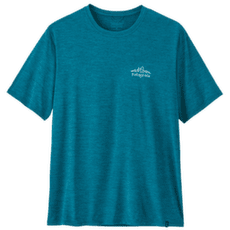 Tricou cu mânecă scurtă Patagonia Cap Cool Daily Shirt - Cloud Crag Men Glacial Blue - Light Glacial Blue X-Dye