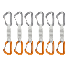 Set expres Mammut Sender Wire 12 cm 6-Pack Quickdraws light grey-gold