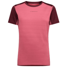 Tricou cu mânecă scurtă La Sportiva SUNFIRE T-SHIRT Women Rosebay/Redwood
