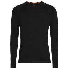 Tricou cu mânecă lungă Icebreaker Merino 200 ZoneKnit™ LS Crewe Men BLACK