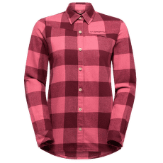 Cămașă cu mânecă lungă La Sportiva RAMBLER FLANNEL SHIRT WOMEN Redwood/Rosebay